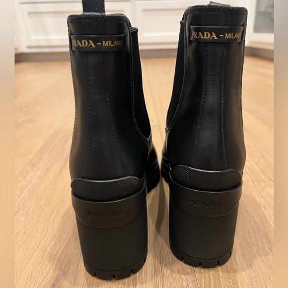 Prada heeled combat boots - size 40 - Picture 2 of 5